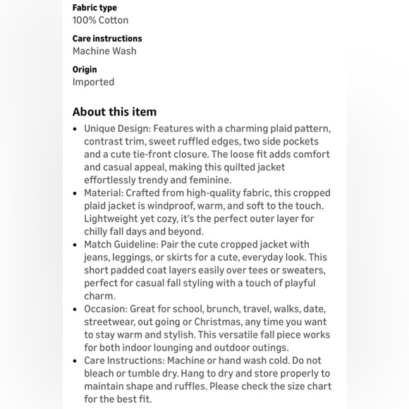 NET Red Checkered Jacket-S - Picture 15 of 17